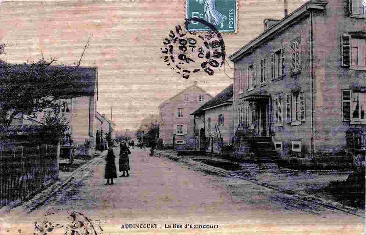 Audincourt. Rue d'Exincourt