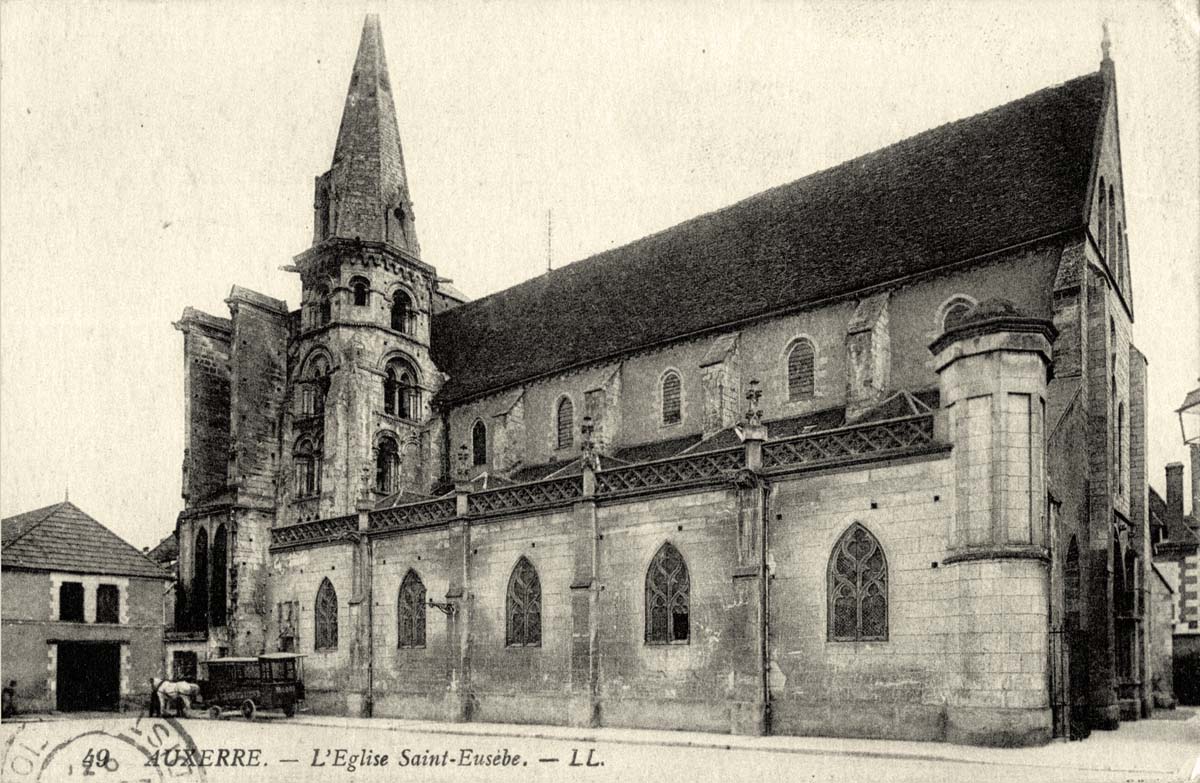 Auxerre. L'Église Saint-Eusèbe