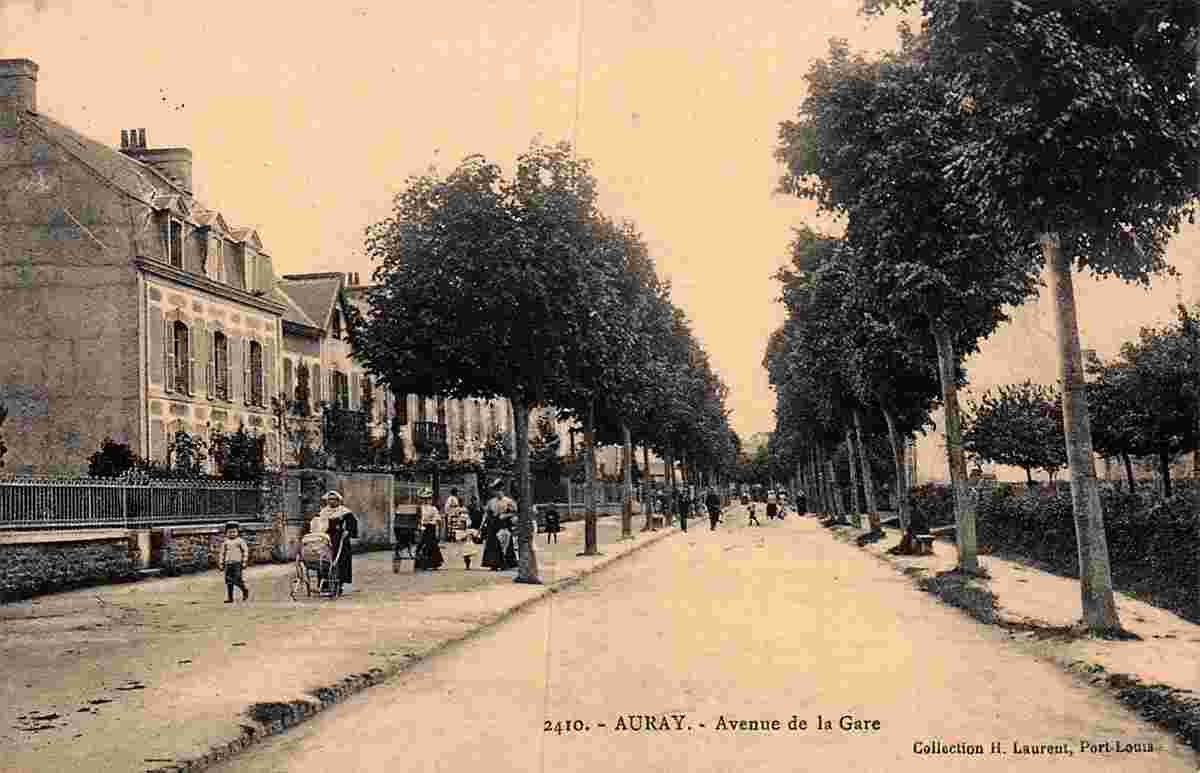 Auray. Avenue de la gare