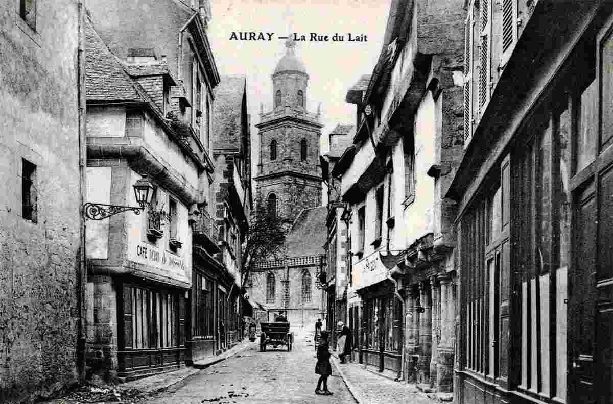 Auray. Rue du Lait