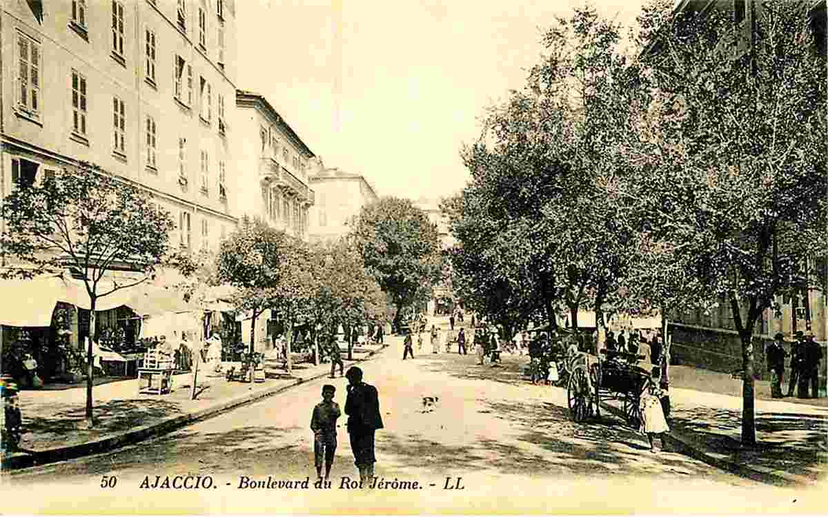 Ajaccio. Boulevard du Roi Jérôme 