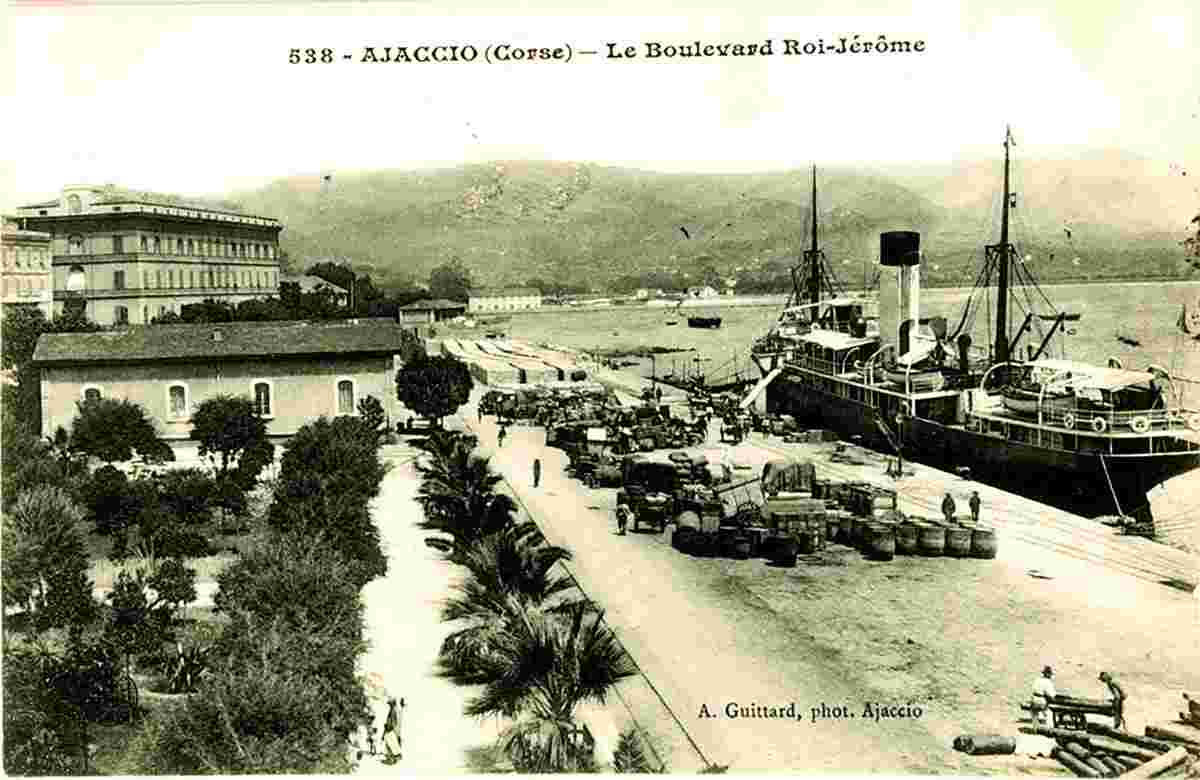 Ajaccio. Le Boulevard Roi Jérôme