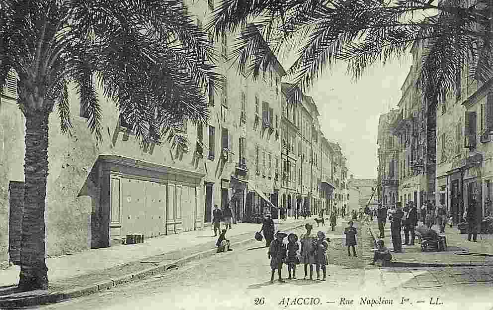 Ajaccio. Rue Napoléon premier