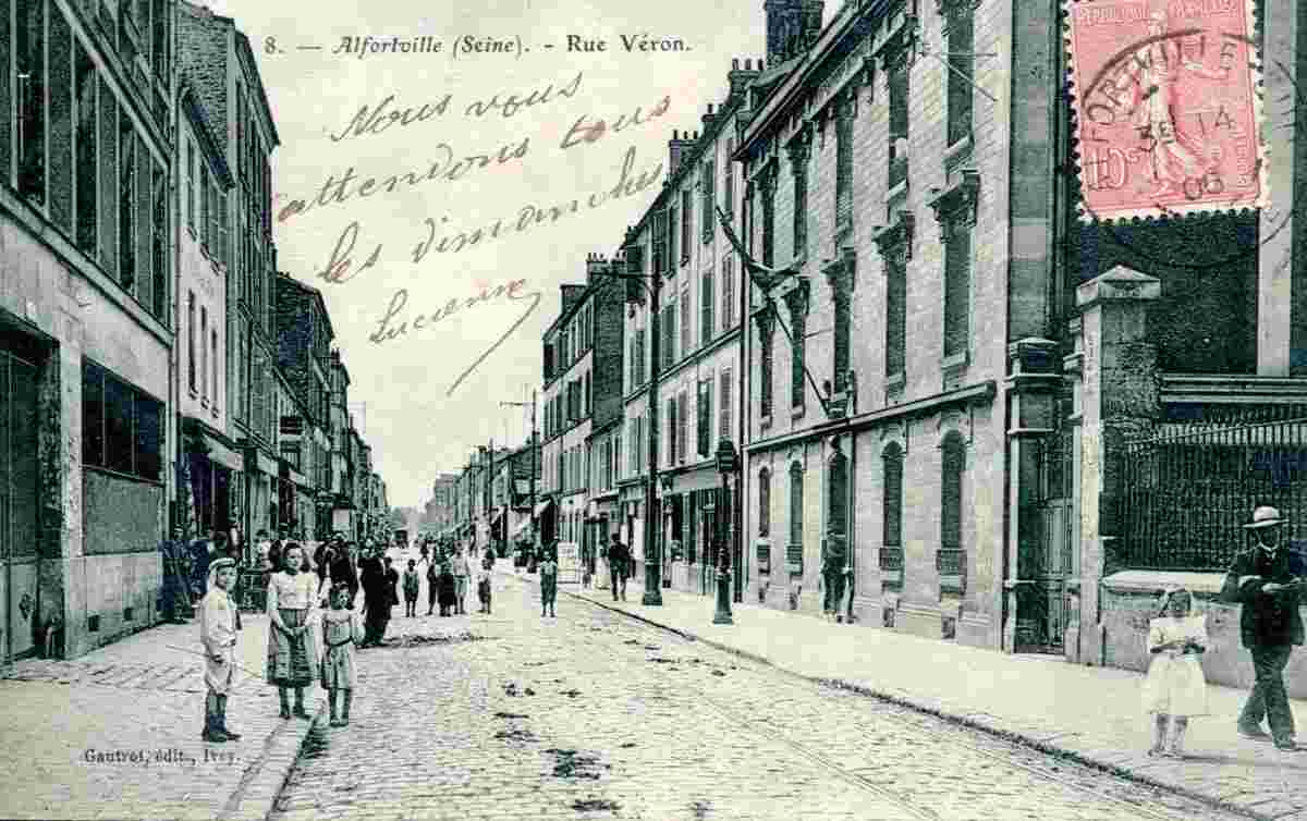 Alfortville. Rue Véron, 1906