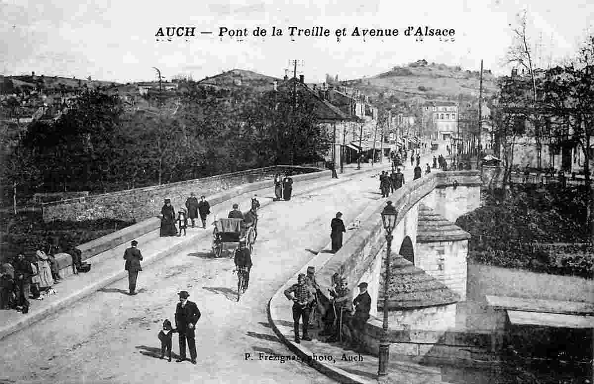 Auch.Pont de la Treille et Avenue d'Alsace 