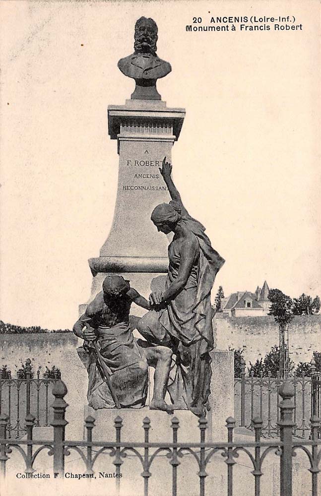 Ancenis-Saint-Géréon. Monument à Francis Robert