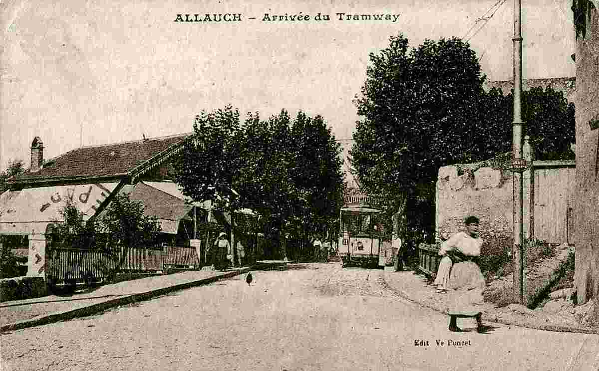 Allauch. Arrivée du Tramway
