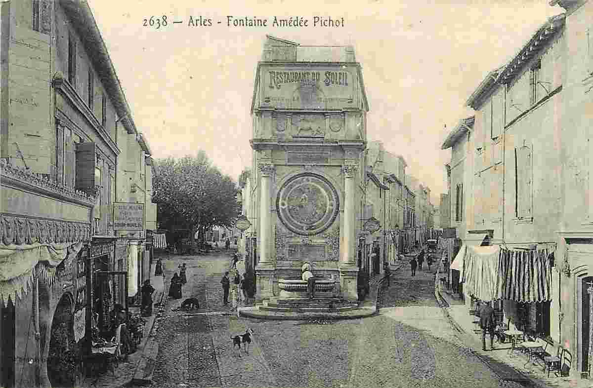 Arles. La Fontaine Amédée Pichot
