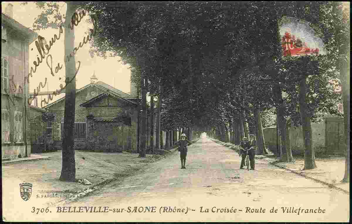 Belleville-en-Beaujolais. La Croisée - Route de Villefranche