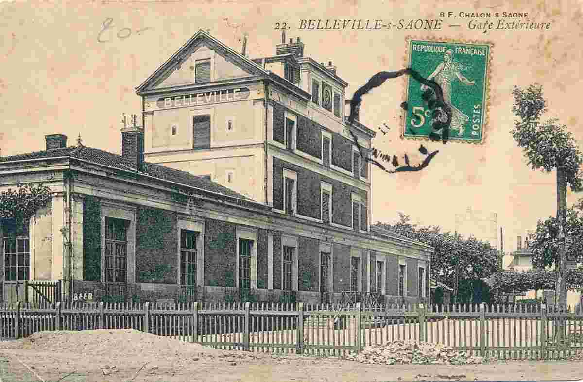 Belleville-en-Beaujolais. La Gare