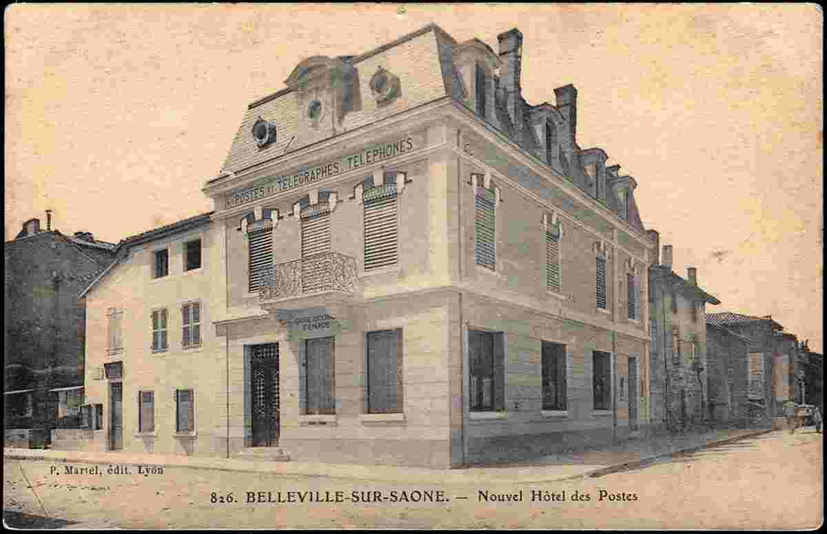 Belleville-en-Beaujolais. Nouvel Hôtel des Postes