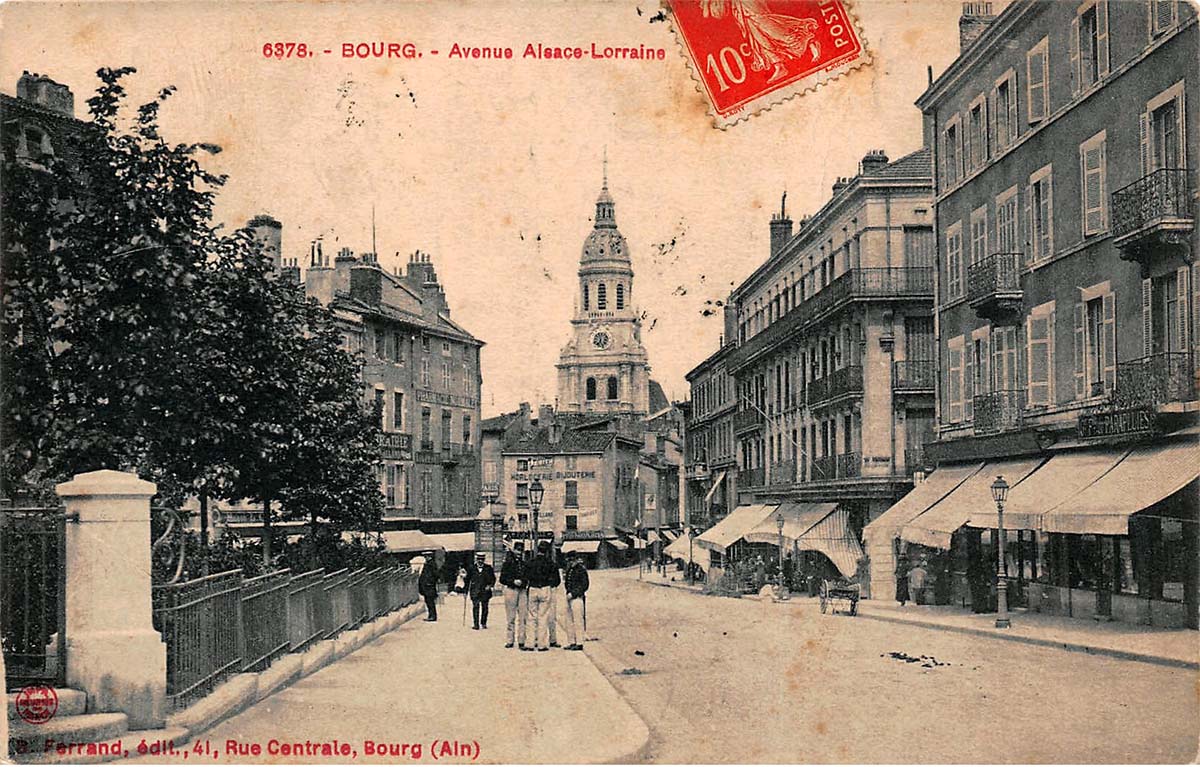 Bourg-en-Bresse. Avenue Alsace Lorraine