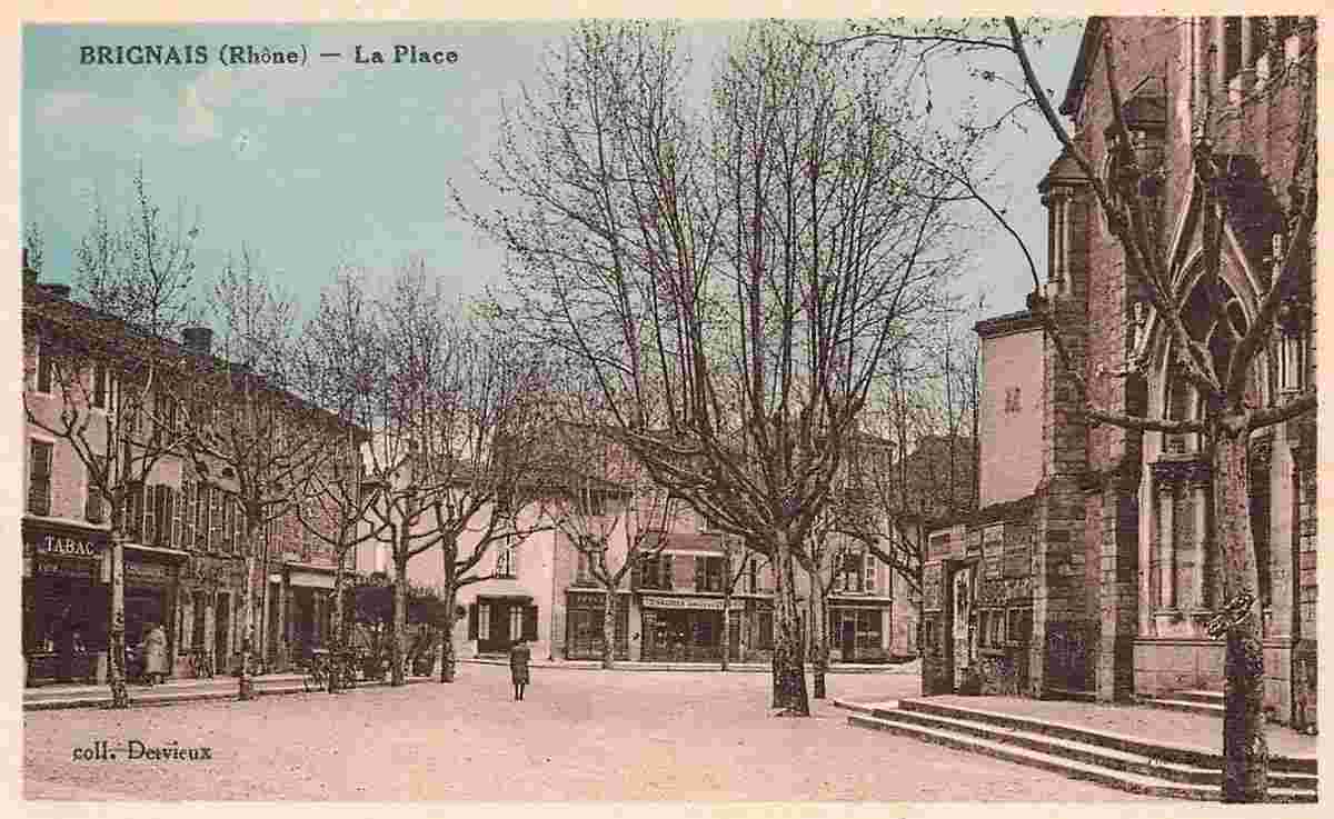 Brignais. La Place, 1933
