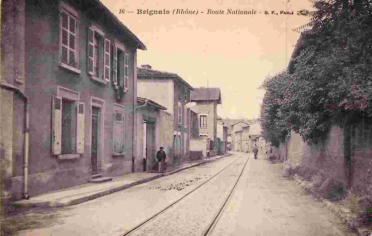 Brignais. Route Nationale
