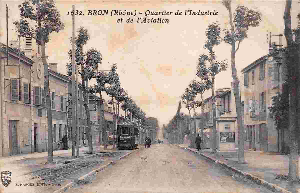 Bron. Quartier de l'Industrie et de l'Aviation, 1914