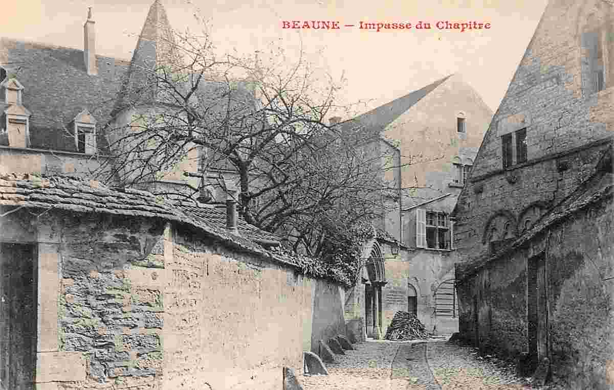 Beaune. Impasse du Chapitre, 1912