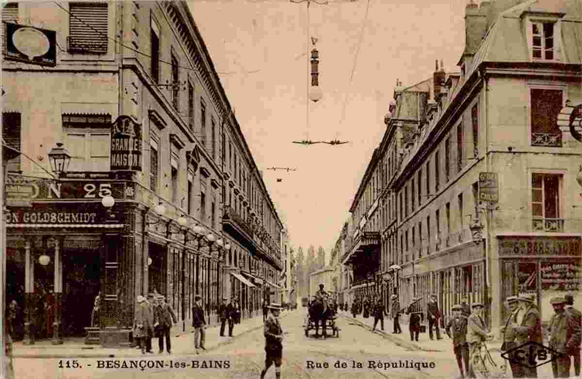 Besançon. Rue de la République