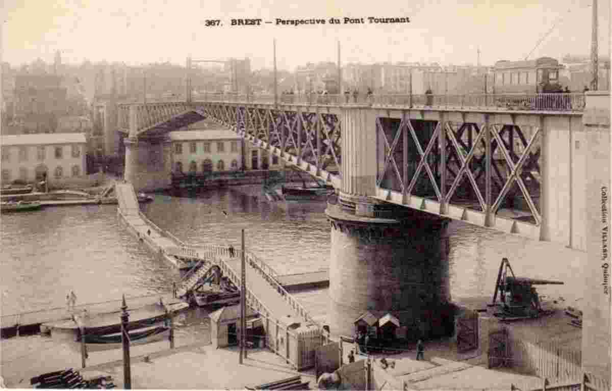 Brest. Perspective du Pont Tournant