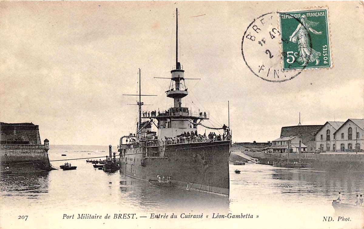 Brest. Port Militaire, Léon-Gambetta