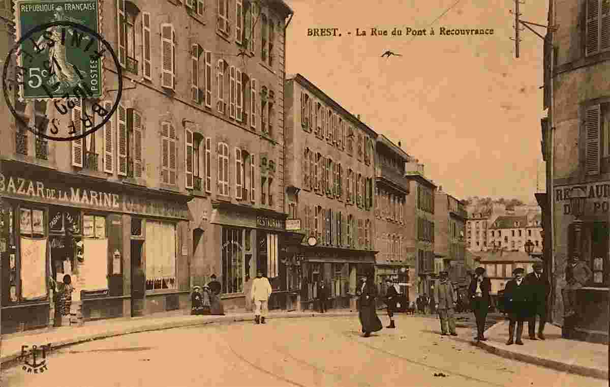Brest. Rue du Pont à Recouvrance