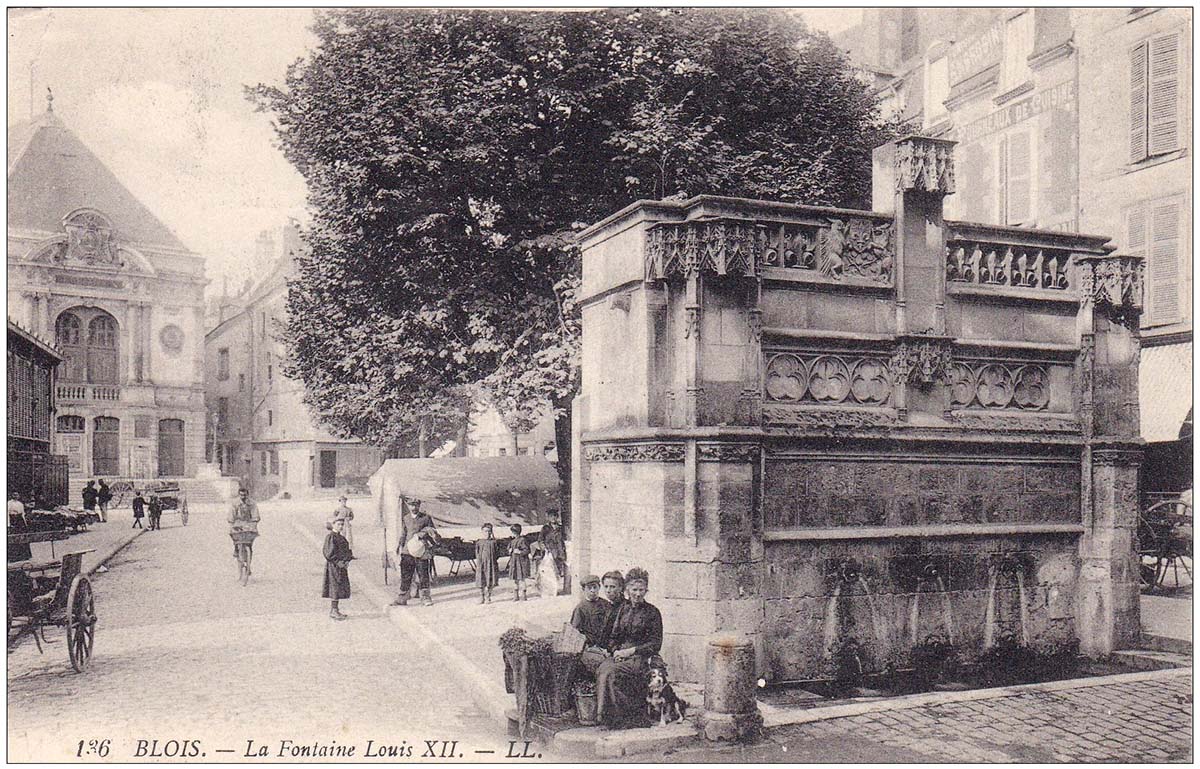 Blois. Fontaine Louis XII