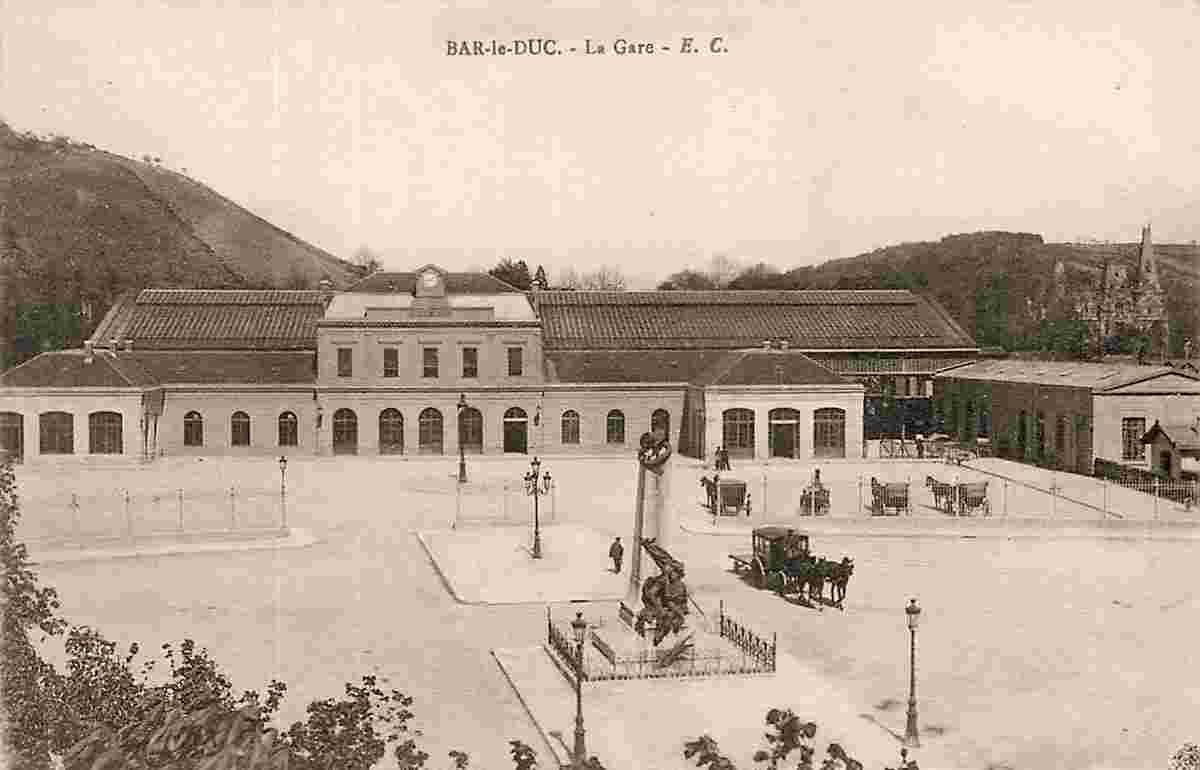 Bar-le-Duc. La Gare, 1916