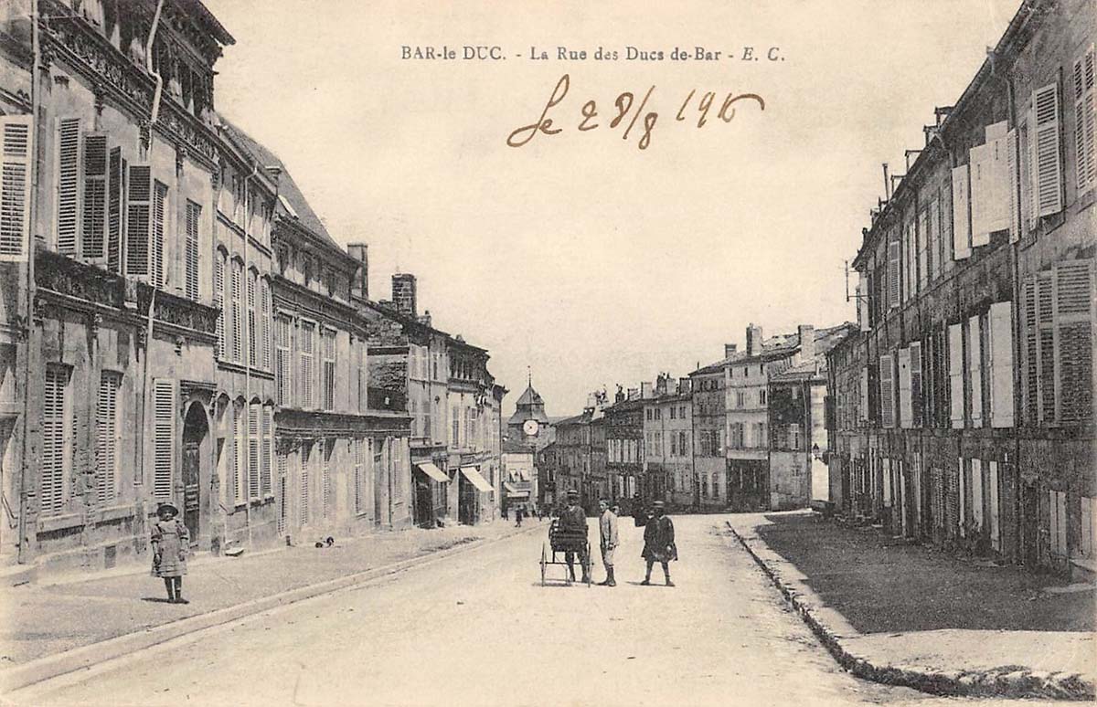 Bar-le-Duc. Rue des Ducs de Bar, 1916