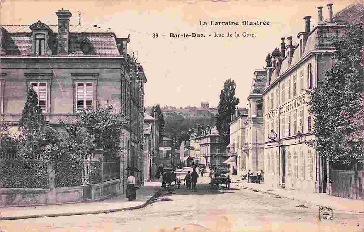 Bar-le-Duc. Rue de la Gare, 1905