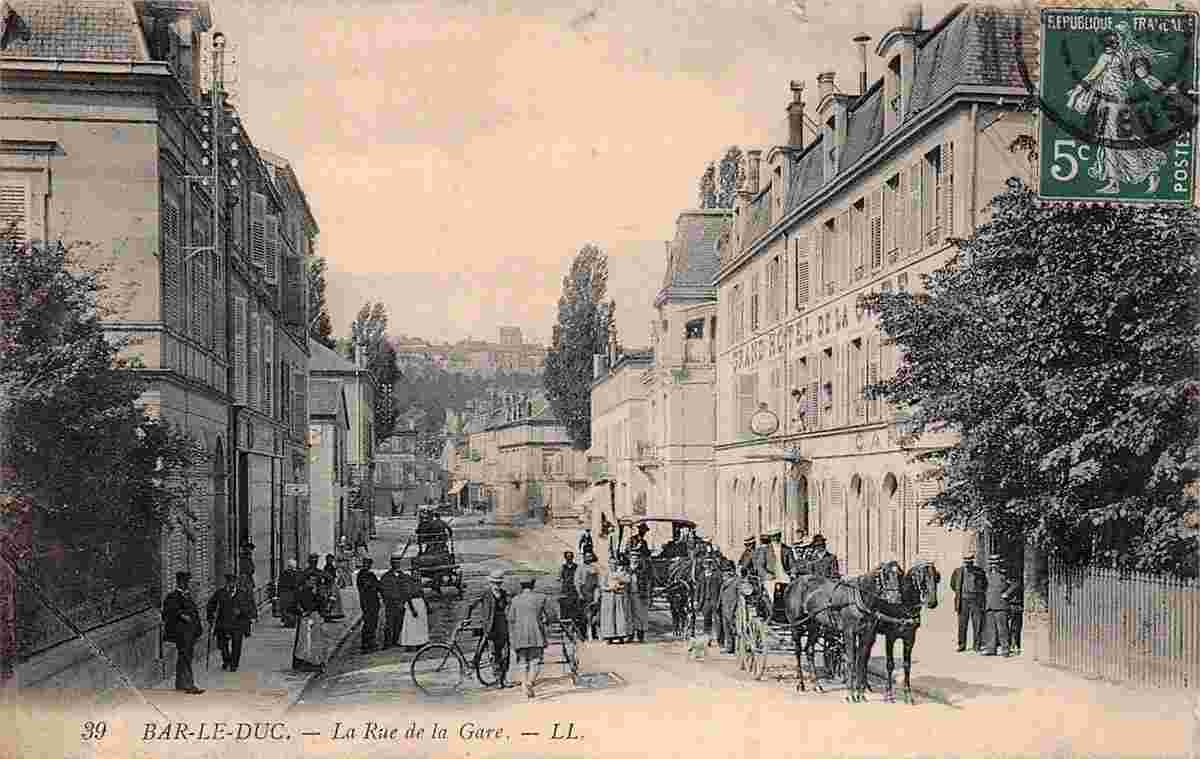 Bar-le-Duc. Rue de la Gare, 1910