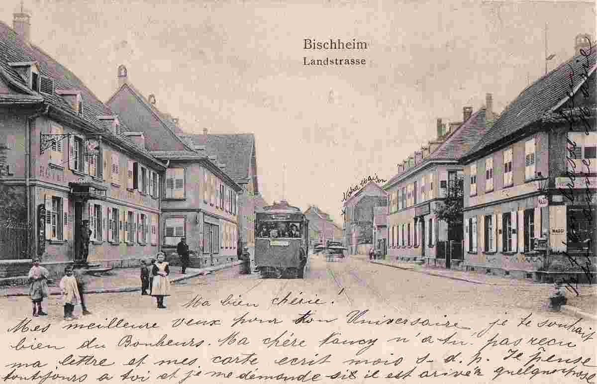 Bischheim. Landstrasse, 1905