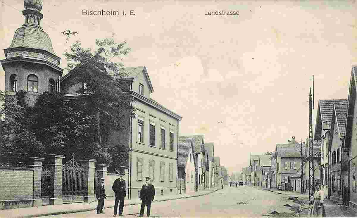 Bischheim. Landstrasse, 1910