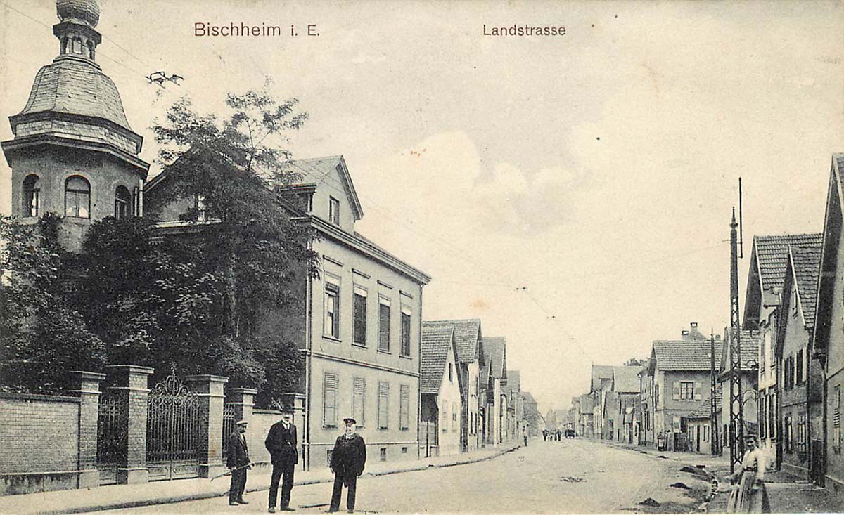 Bischheim. Landstrasse, 1910