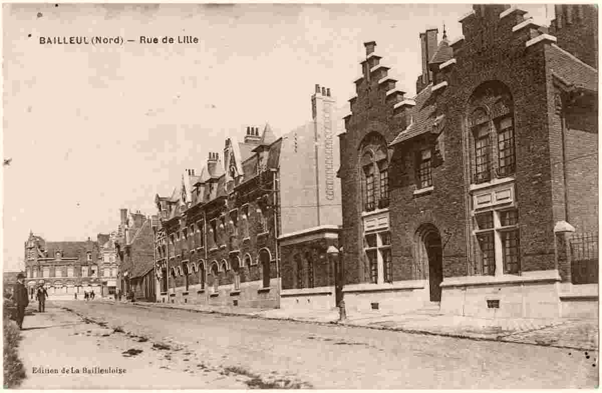 Bailleul. Rue de Lille, 1930