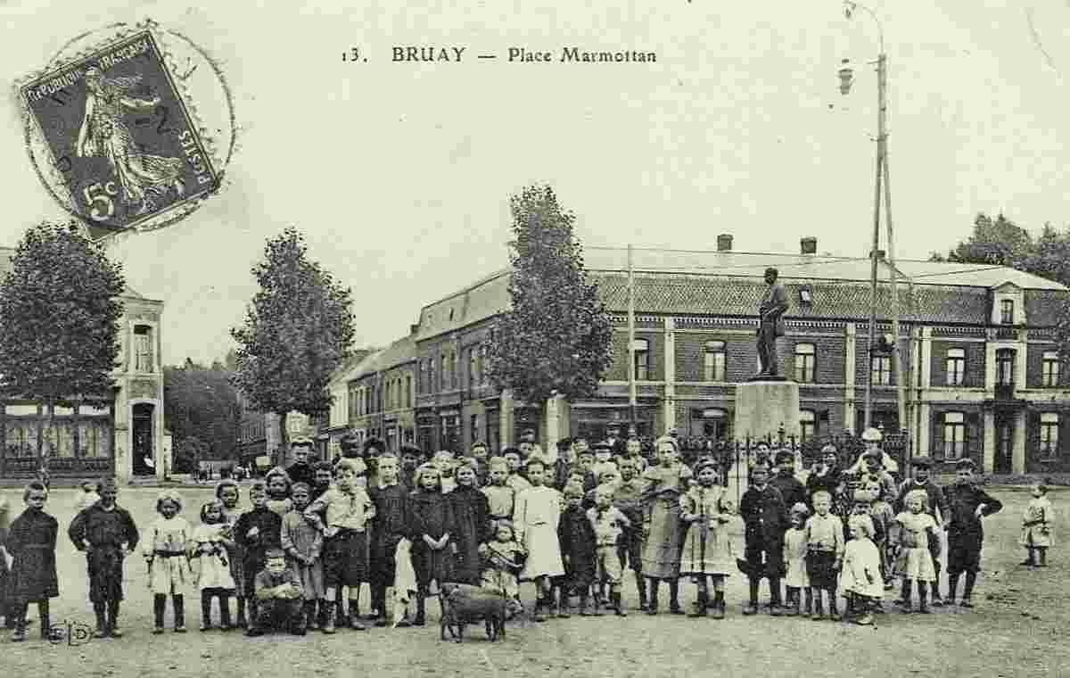 Bruay-la-Buissière. Place Marmottan, 1911
