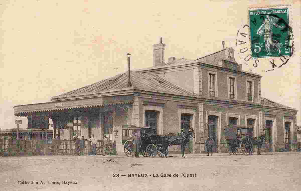 Bayeux. La Gare de l'Ouest, 1910