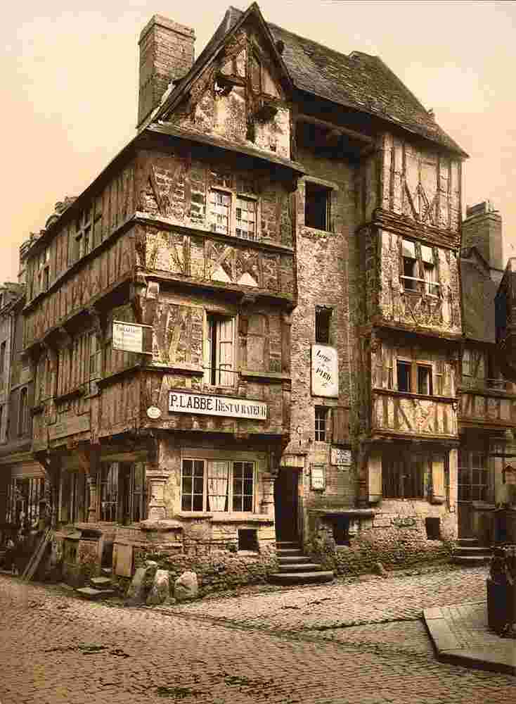 Bayeux. Rue Saint Martin, maison ancienne, 1890