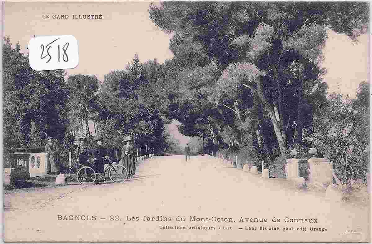 Bagnols-sur-Cèze. Avenue de Connaux, les Jardins du Mont Cotton