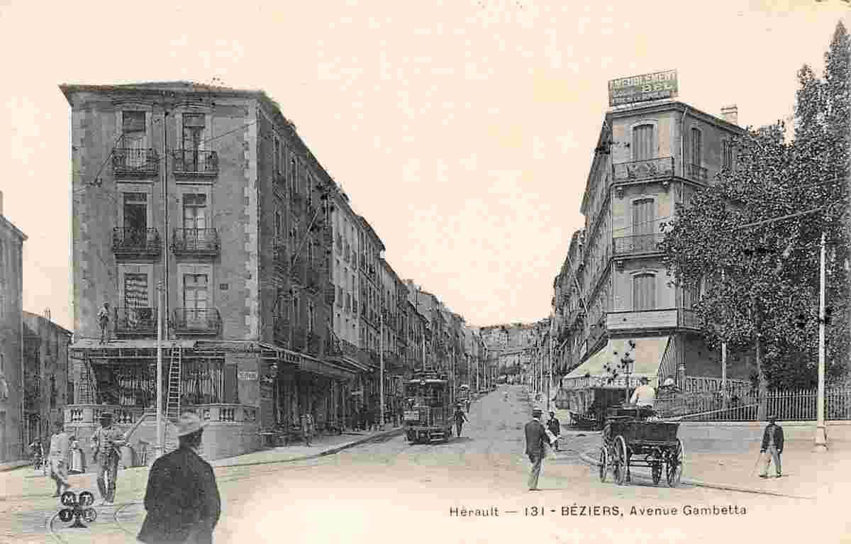 Béziers. Avenue Gambetta