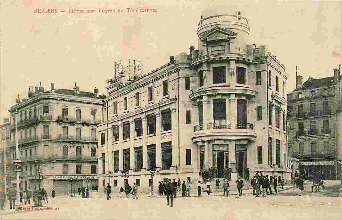 Béziers. Hôtel des Postes et Télégraphes