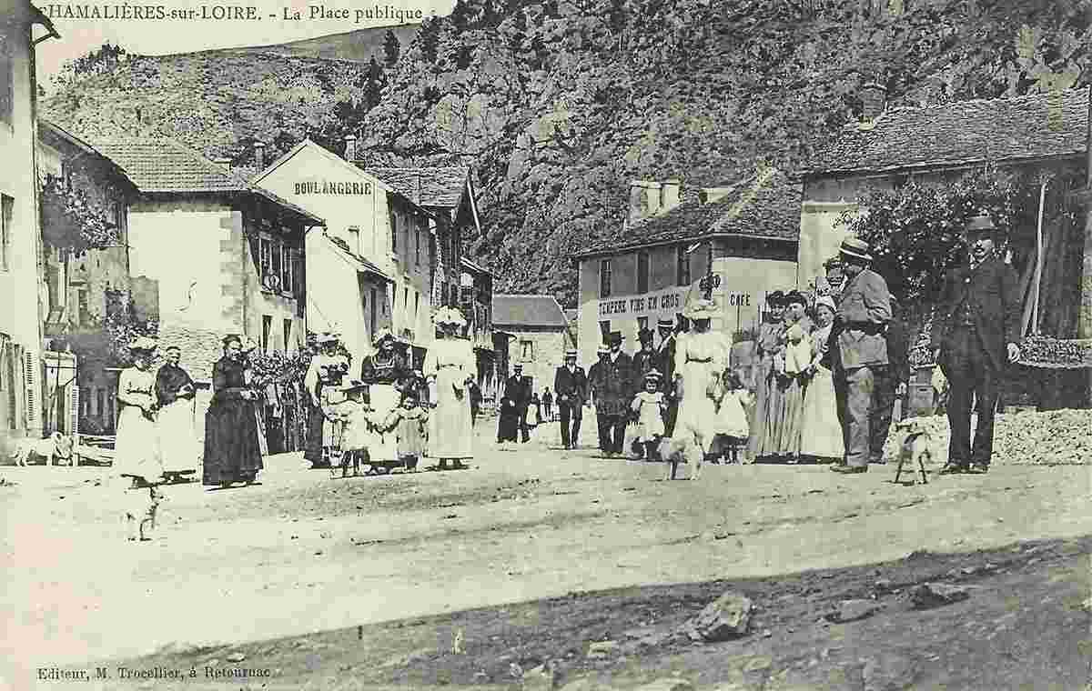 Chamalières-sur-Loire. Place Publique, 1905