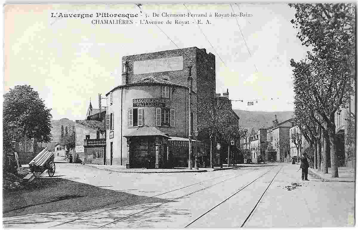 Chamalieres. Avenue de Royat, 1918