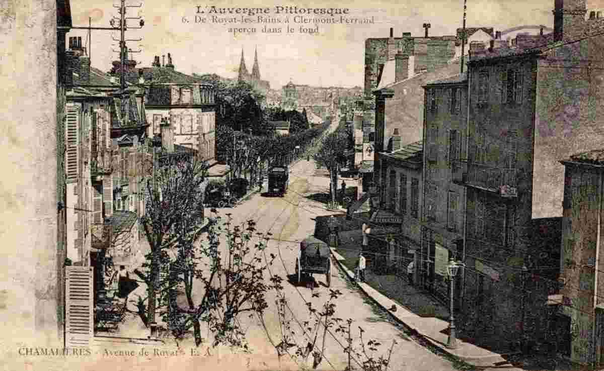 Chamalieres. Avenue de Royat, 1919