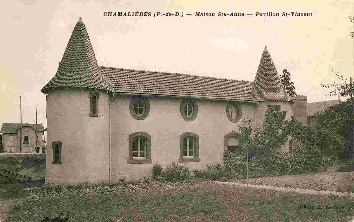 Chamalieres. Maison Sainte-Anne, Pavillon Saint Vincent, 1935