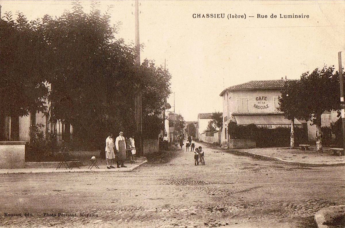 Chassieu. Rue de Luminaire, Café de la Bascule