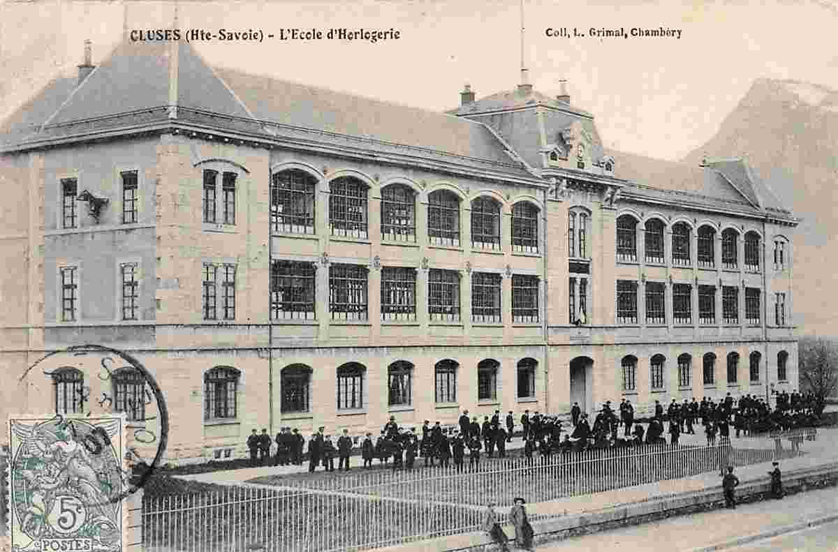 Cluses. École Nationale d'Horlogerie, 1907