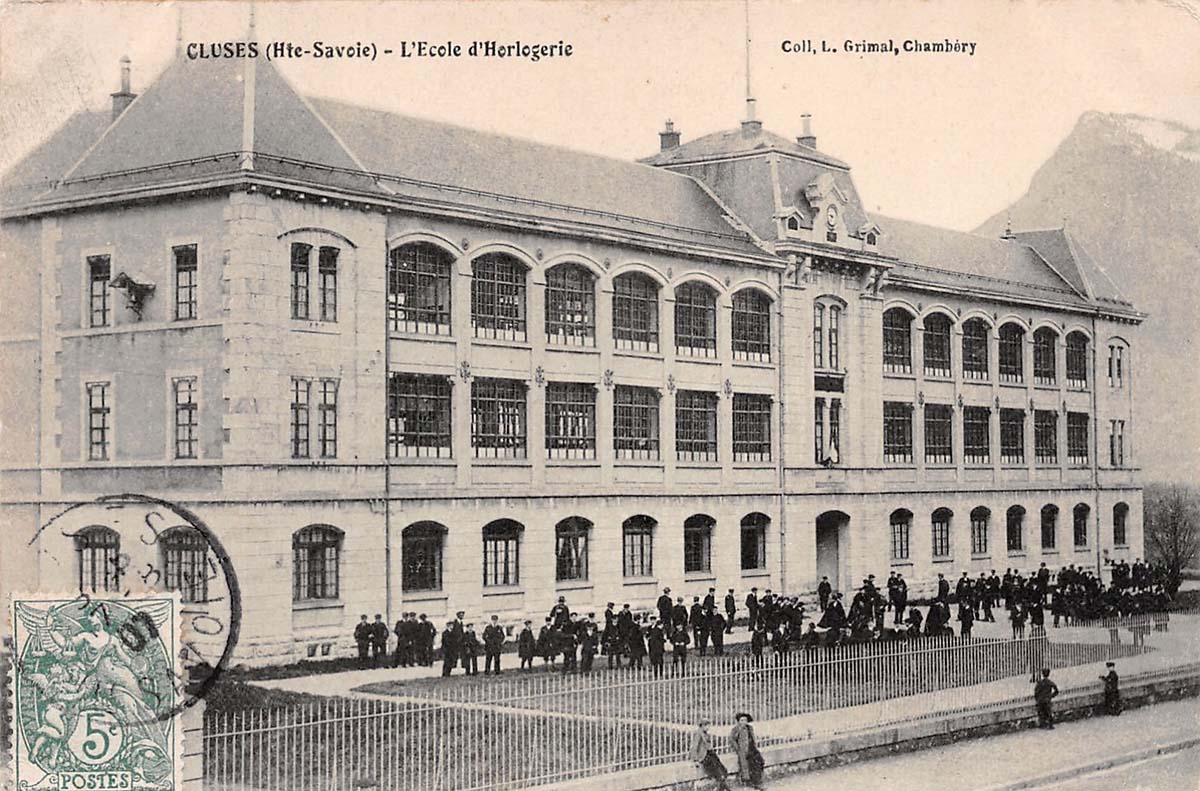Cluses. École Nationale d'Horlogerie, 1907