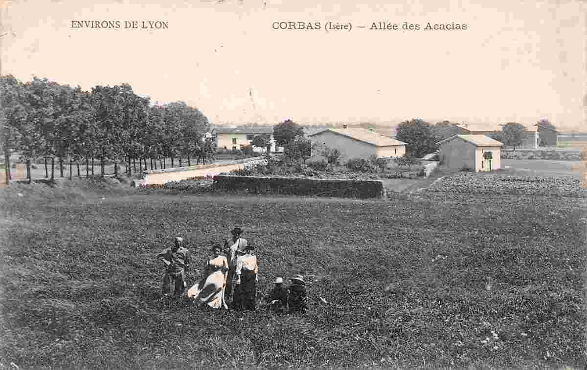 Corbas. Allée des Acacias, 1909