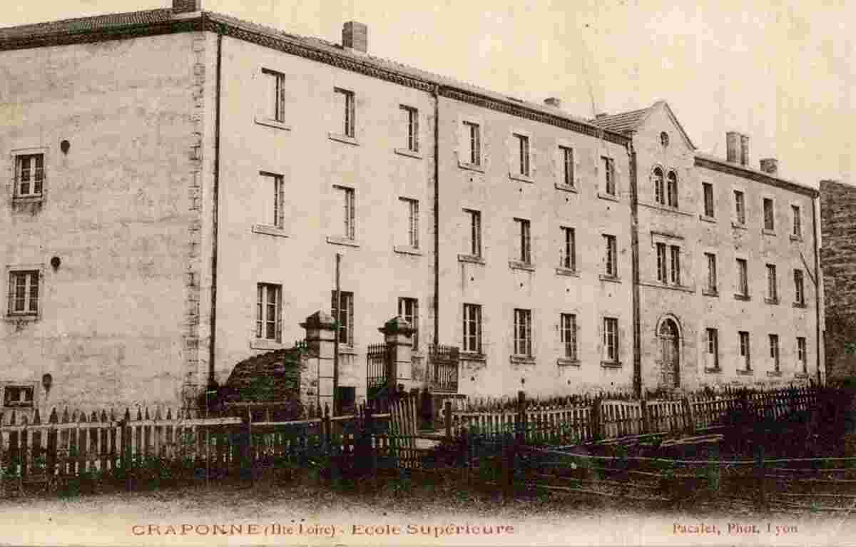 Craponne. École supérieure, 1906