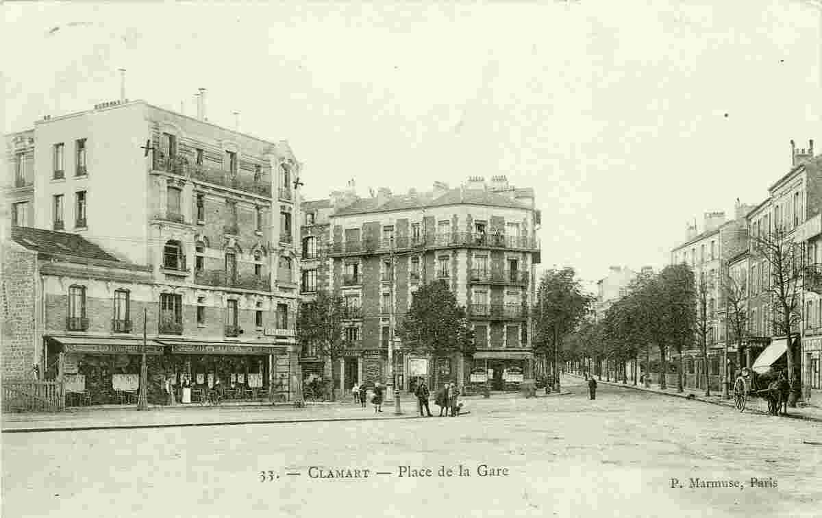 Clamart. Place de la Gare