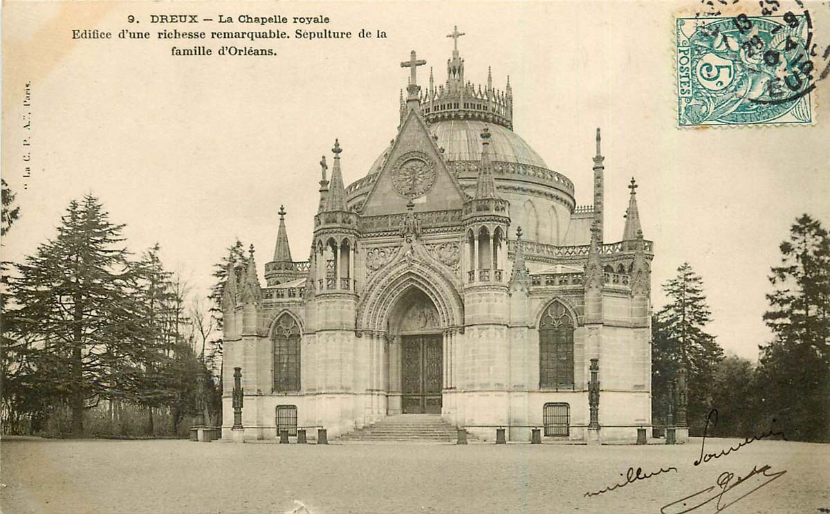 Dreux. Chapelle Royale Saint-Louis, sépulture de la Famille d'Orléans